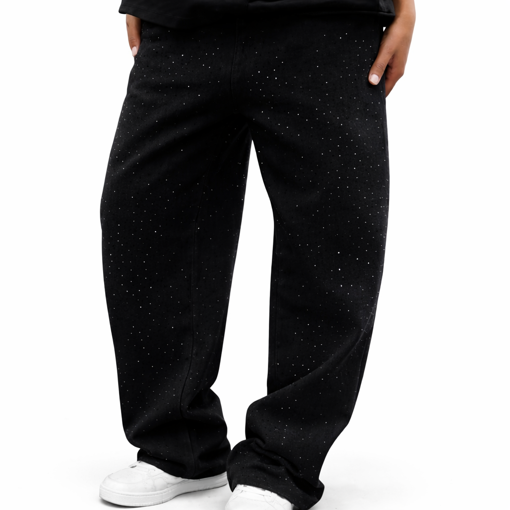 Fenori Rhinestone Jogger Pants
