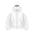 MSKD Premium Unisex Zip-Hoodie mit Maske für urbanen Streetwear Style