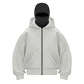 MSKD Premium Unisex Zip-Hoodie mit Maske für urbanen Streetwear Style