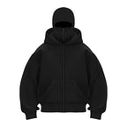 MSKD Premium Unisex Zip-Hoodie mit Maske für urbanen Streetwear Style